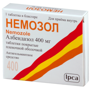Немозол (Альбендазол) от паразитов для детей и взрослых