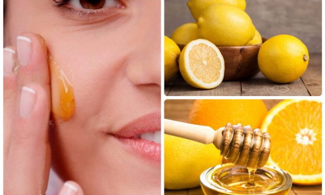 Маска из меда и лимона для лица