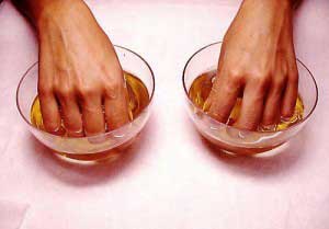 Солевая ванночка с йодом для ногтевой пластины